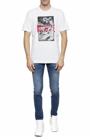 T-shirt with a print, zdjęcie 2 T-shirt with a print od Diesel